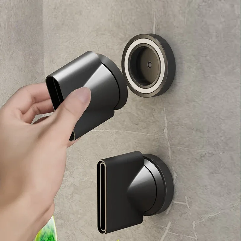 Support de sèche-cheveux supersonique, organisateur de rangement de salle de bains, étagère pour montage mural, accessoires de quincaillerie de salle de bains