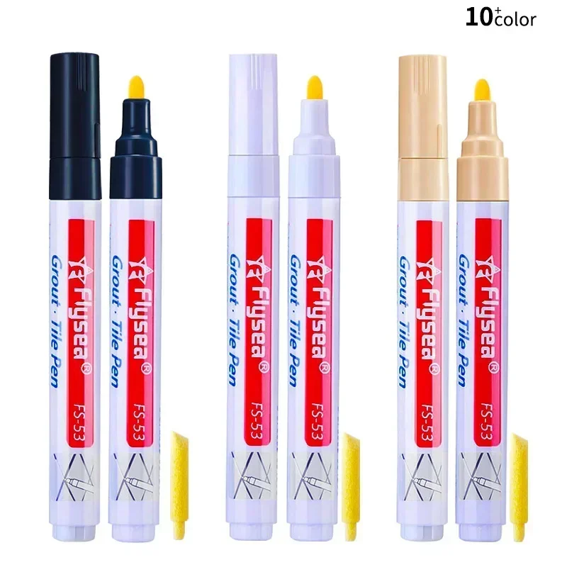 Permanent Fliesen Mörtel Stift Fliesen Lücke Reparatur Farbe Stift Fliesen Farbe Marker für Fliesen Boden Wand Badezimmer Küche Reparatur Werkzeuge