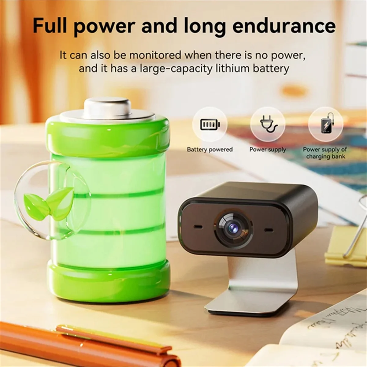 Neue V720 Heimüberwachungskamera, kabellos, WLAN-Verbindung, Handy-Fernbedienung, für den Innenbereich, Plug-in, kostenloses HD-Multi-Szenario, anwendbar Image