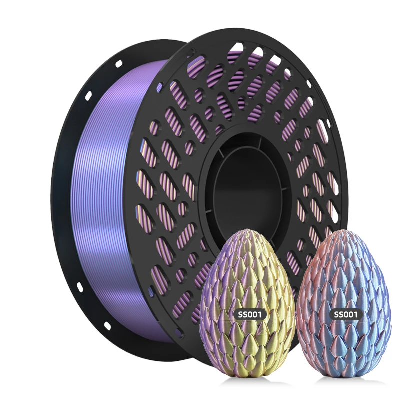 CaiLab 1 kg 4 Farben wechselndes PLA-3D-Druckerfilament 1,75 mm für Bambu Lab 3D-Drucker PLA+ Druck vier Farbverlauf Image