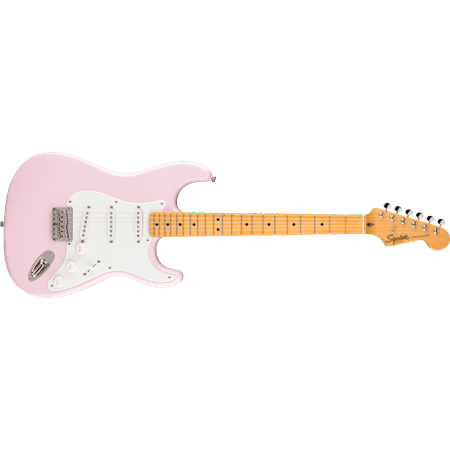 Squier Classic Vibe 50s Stratocaster HT Electric Guitar Maple Fingerboard Shell Pink