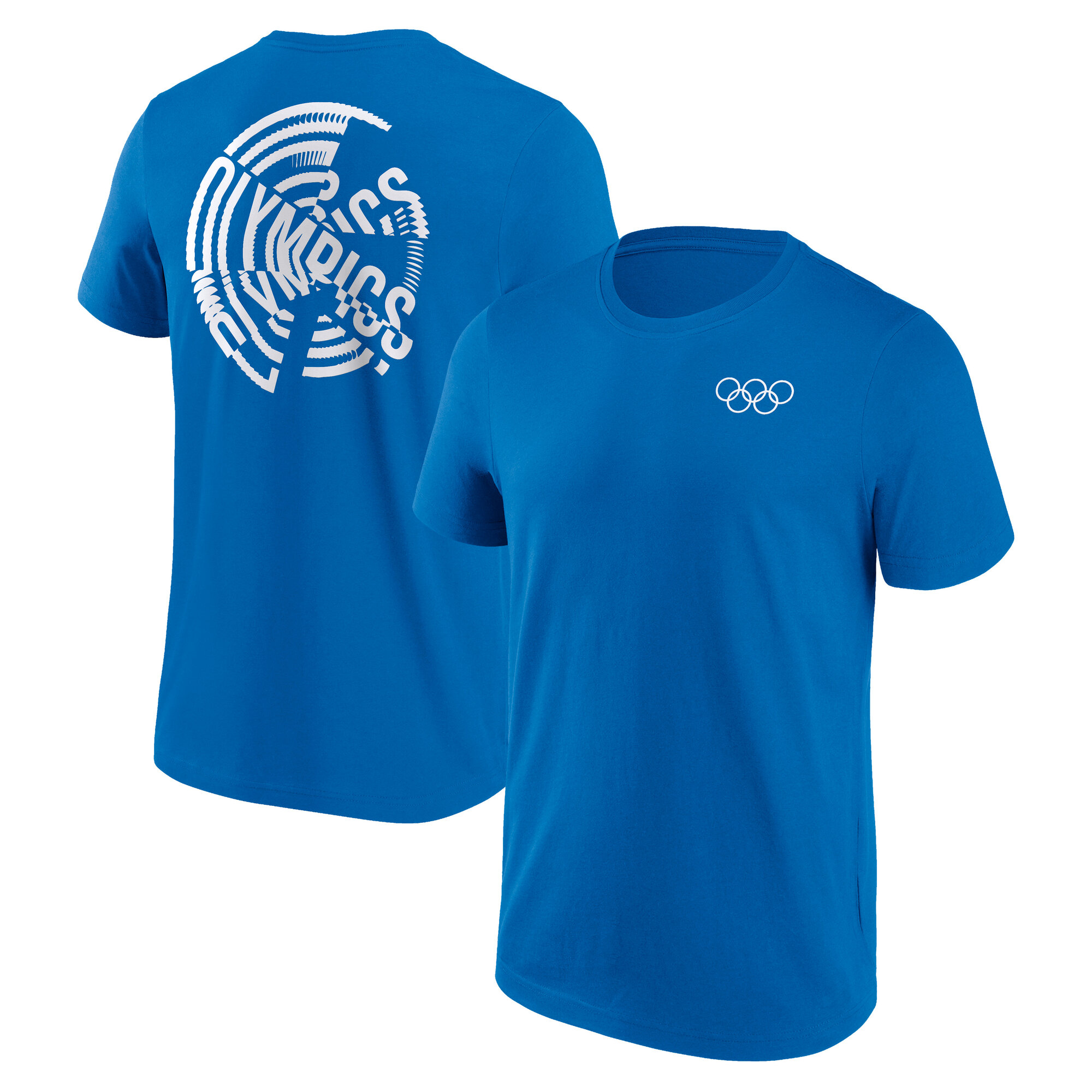 The Olympic Collection Unity Wheel Grafik T-Shirt - Blau Image