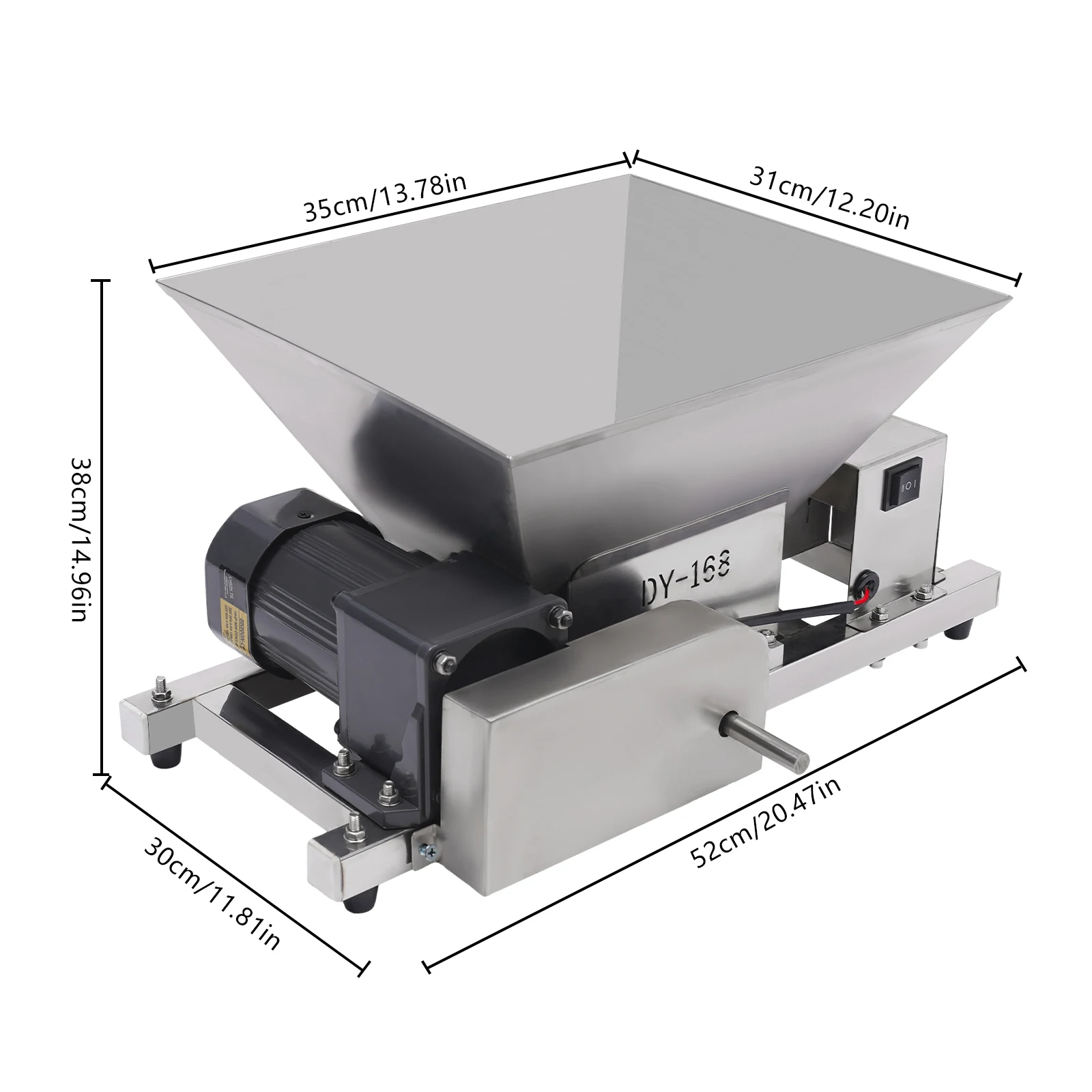 4L/1,06gal 44lbs/h Multifunktions-leistungsstarke Lebensmittelmühle, industrielle elektrische Zerkleinerungsmühle für Pulver, Getreide, Gewürze, Nüsse Image