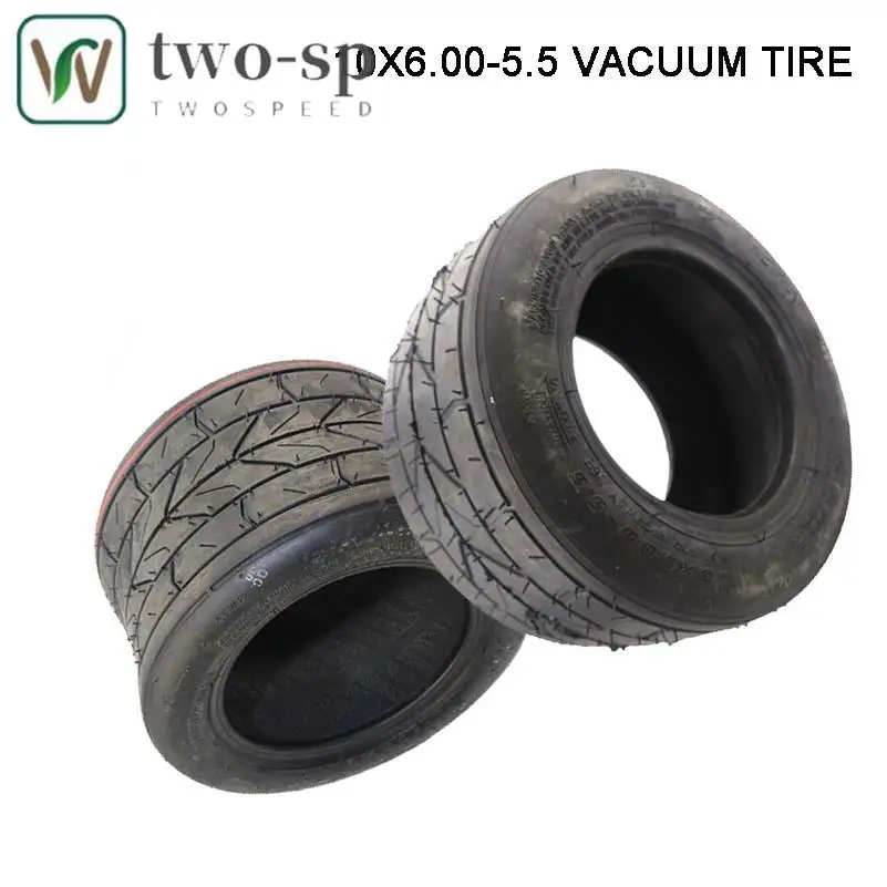 Vakuumreifen 10x6,00-5,5 Motorrad-Vakuum-Straßenreifen Offroad-Schlauchloser Radreifen, geeignet für kleine Harley-Elektrofahrzeuge Image