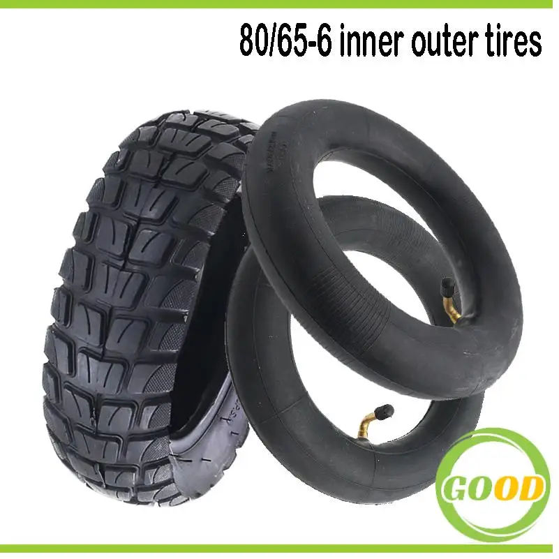 Neuer 80/65-6 verdickter schlauchloser Reifen mit Durchstichfestigkeit, geeignet für den Austausch von Elektroroller-Reifen Image