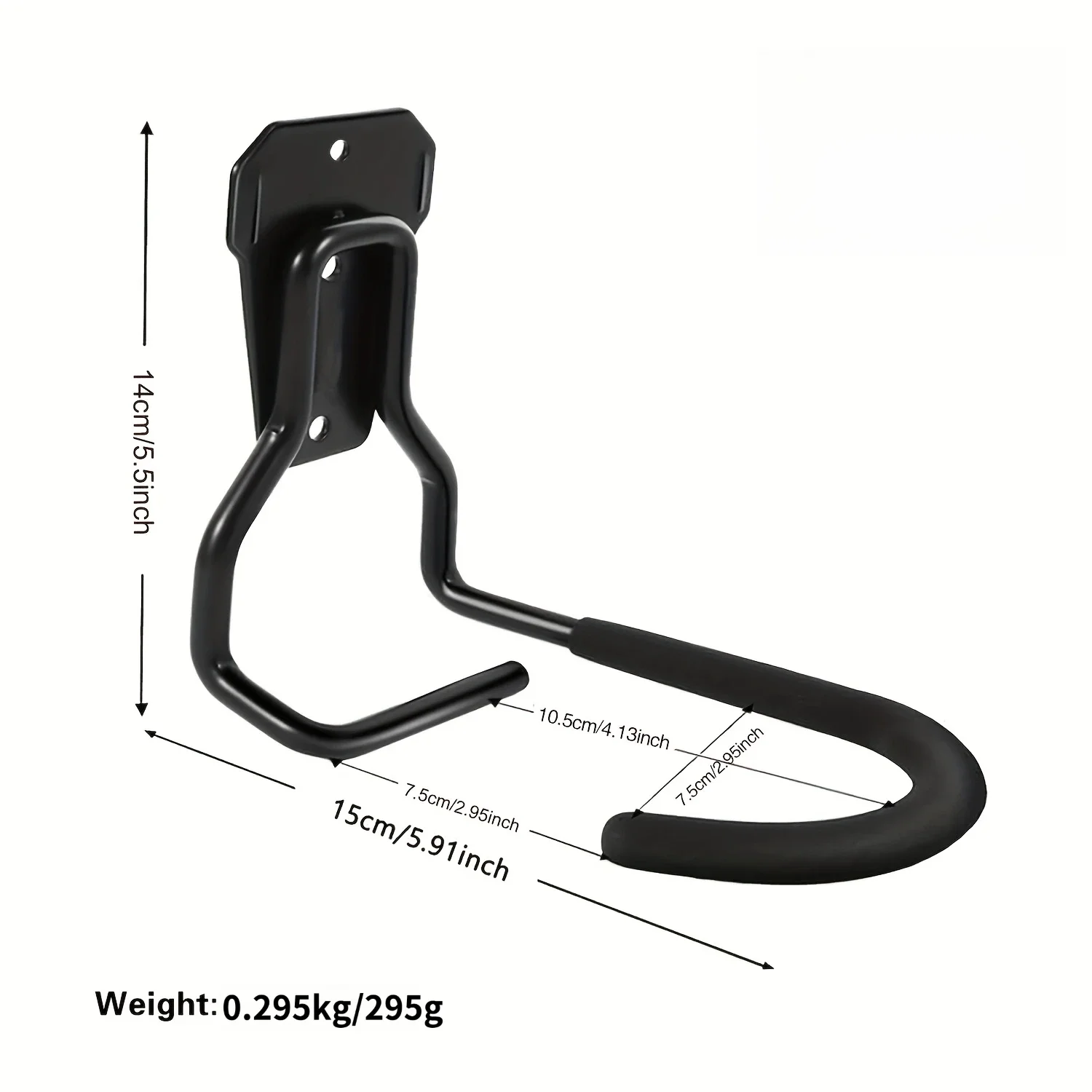 Supporti per bici Supporto per supporto per bicicletta per montaggio a parete Supporti per rack per mountain bike Gancio per gancio per riporre Gancio per bicicletta Portaoggetti per soffitto del