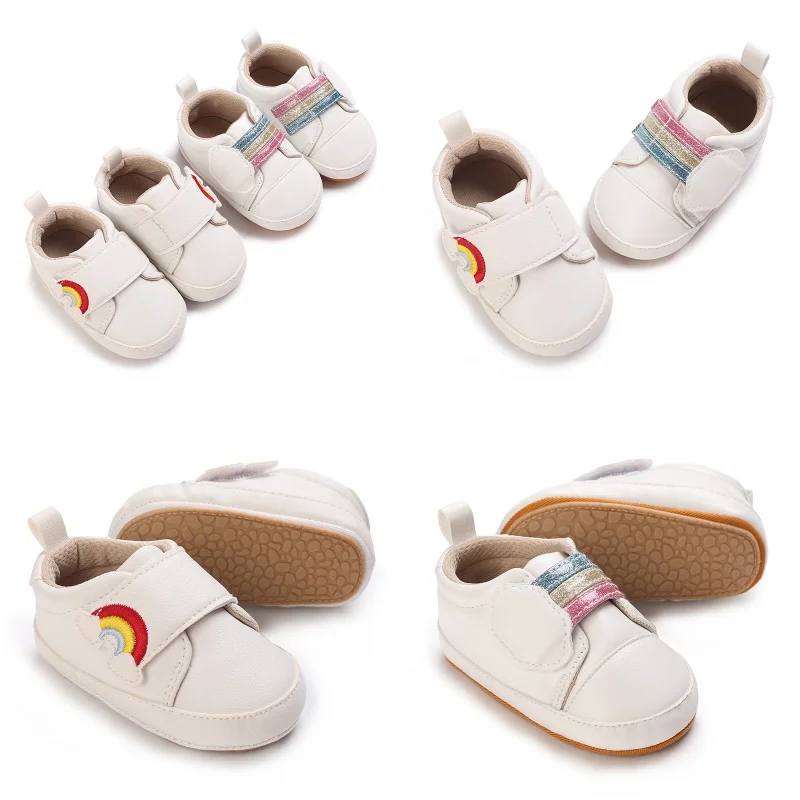Frühlings- und Herbst-Babyschuhe, 0–1 Jahre alte Sport- und Freizeitschuhe, Babyschuhe, Schuhe mit weichen Sohlen und Schritt vorne