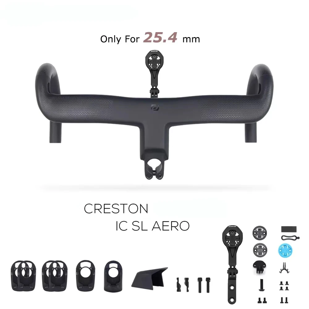 SYNCROS Foil RC 25,4mm Vollcarbon Creston IC SL AERO, Integrierter Rennrad-Lenker mit Integrierten Kabeln Di2 Image