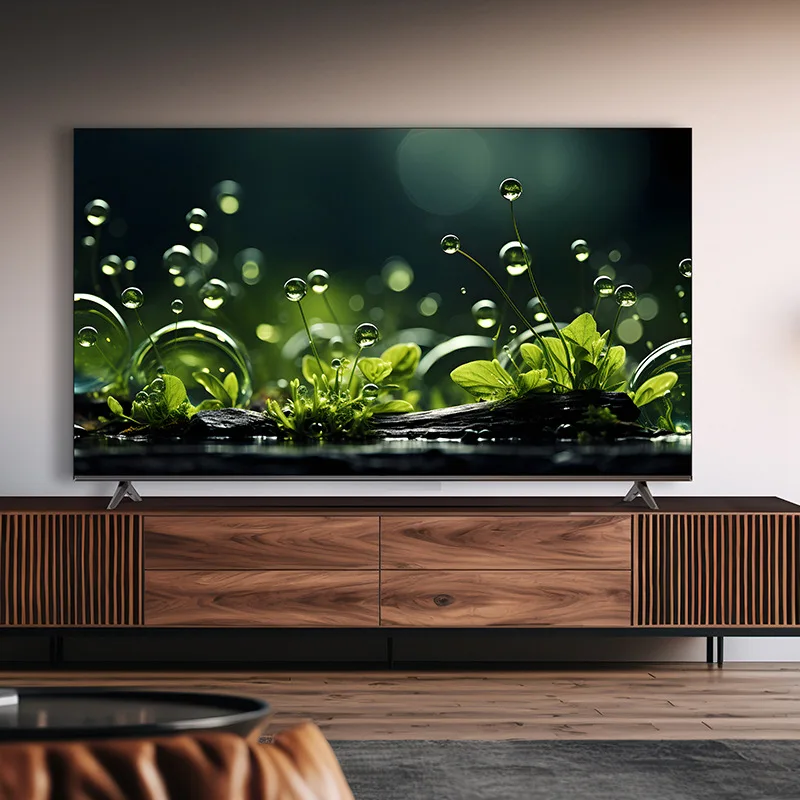 Rahmenloser 85-Zoll-Fernseher mit Frontbildschirm, High-End 4K Smart-TV, 55-Zoll, 65-Zoll, 00-Zoll Großbildfernseher für das Wohnzimmer, Internet-Protokoll-TV Image