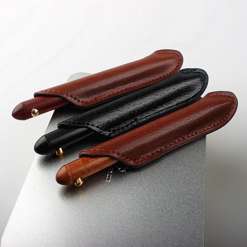 Holz und bronze Metall kugelschreiber Tinte Zeichen Stift Rotierende Schwarz Schweiz Refill Business Unterzeichnung Schule Büro Schreibwaren Image