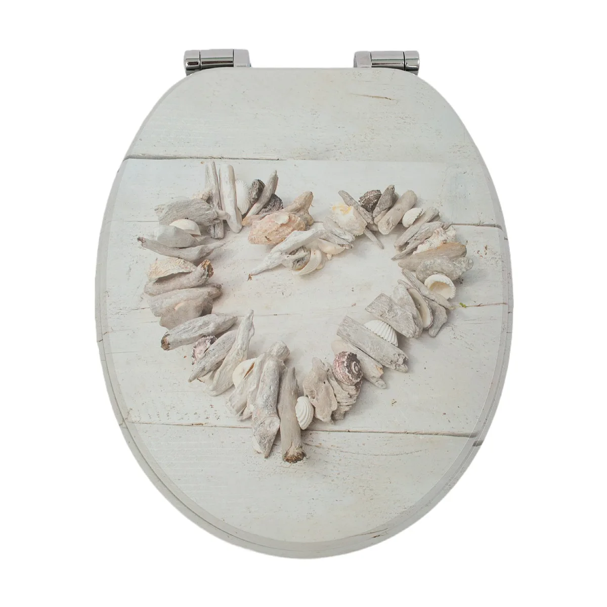 SAINOS WC-Sitz mit Soft Close für Badezimmer Klobrille nachhaltiger Stabiler MDF-Holz-Toilettendeckel Toilettensitz Klodeckel