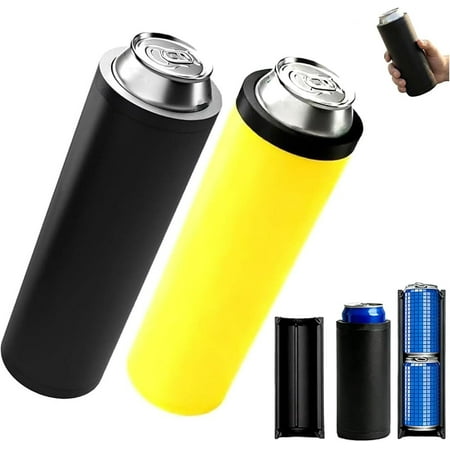 Double Tactical Reload Can Holder-Ultra Chill System Can Fill Two 12-Ounce Cans with Assault Tactical Insulation Sleeve Suitable for Beer and Soda (2pcs-C)
