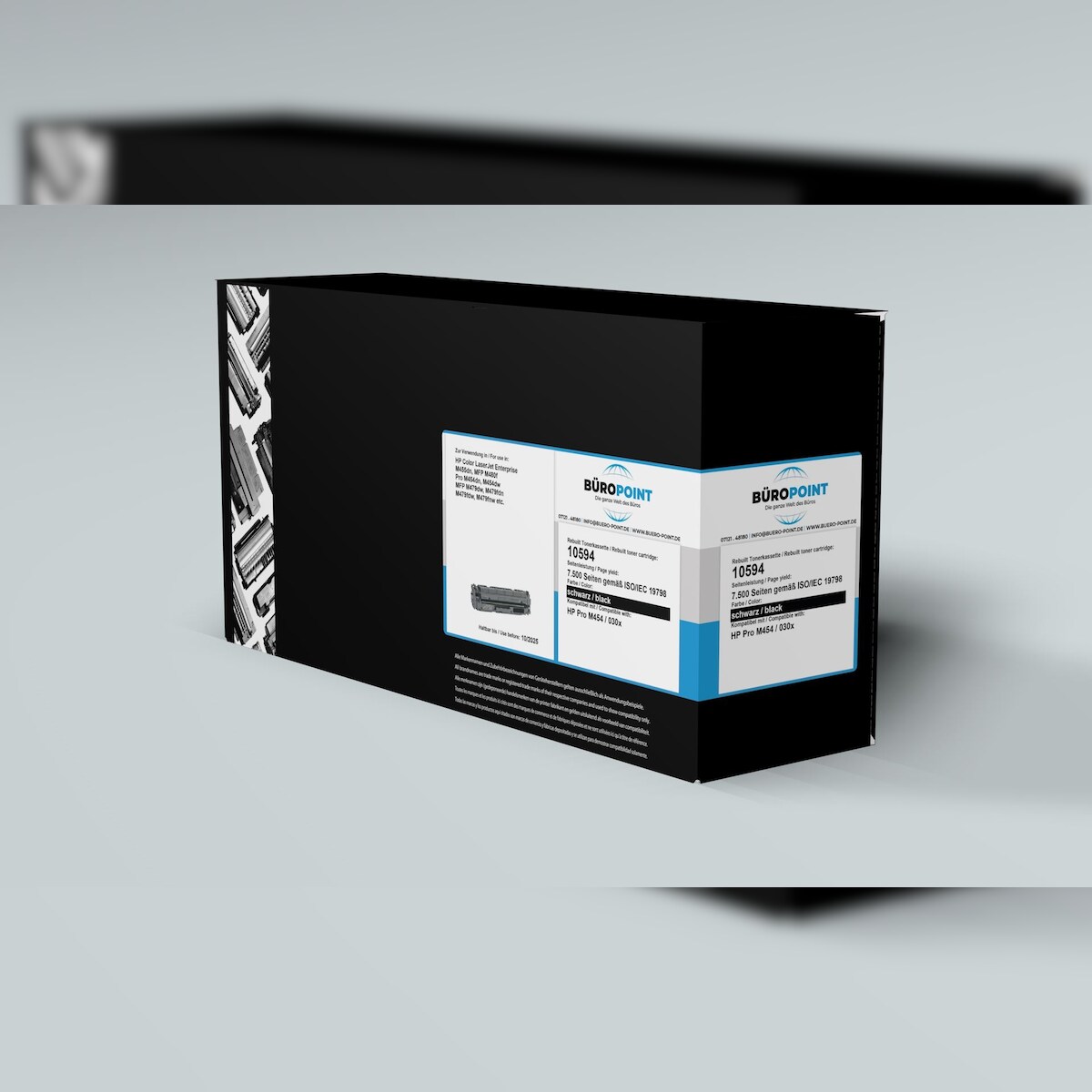 Cyan Rebuilt Tonerkassette für Lexmark CS421, CX421, CX522,FARBE: Cyan Image