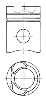 KOLBENSCHMIDT Reparatursatz, Kolben/Zylinderlaufbuchse Universal für VOLVO 470484 470286 90081960 Image