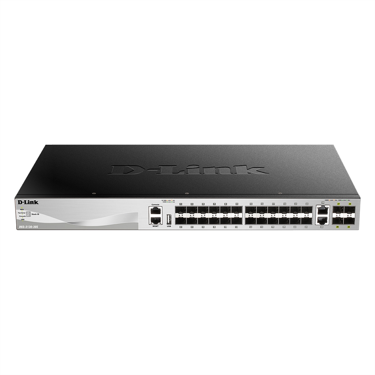 D-Link DGS-3130-30S/E 30Port Switch, Layer 3 Fiber Gigabit Stack (SI) Image