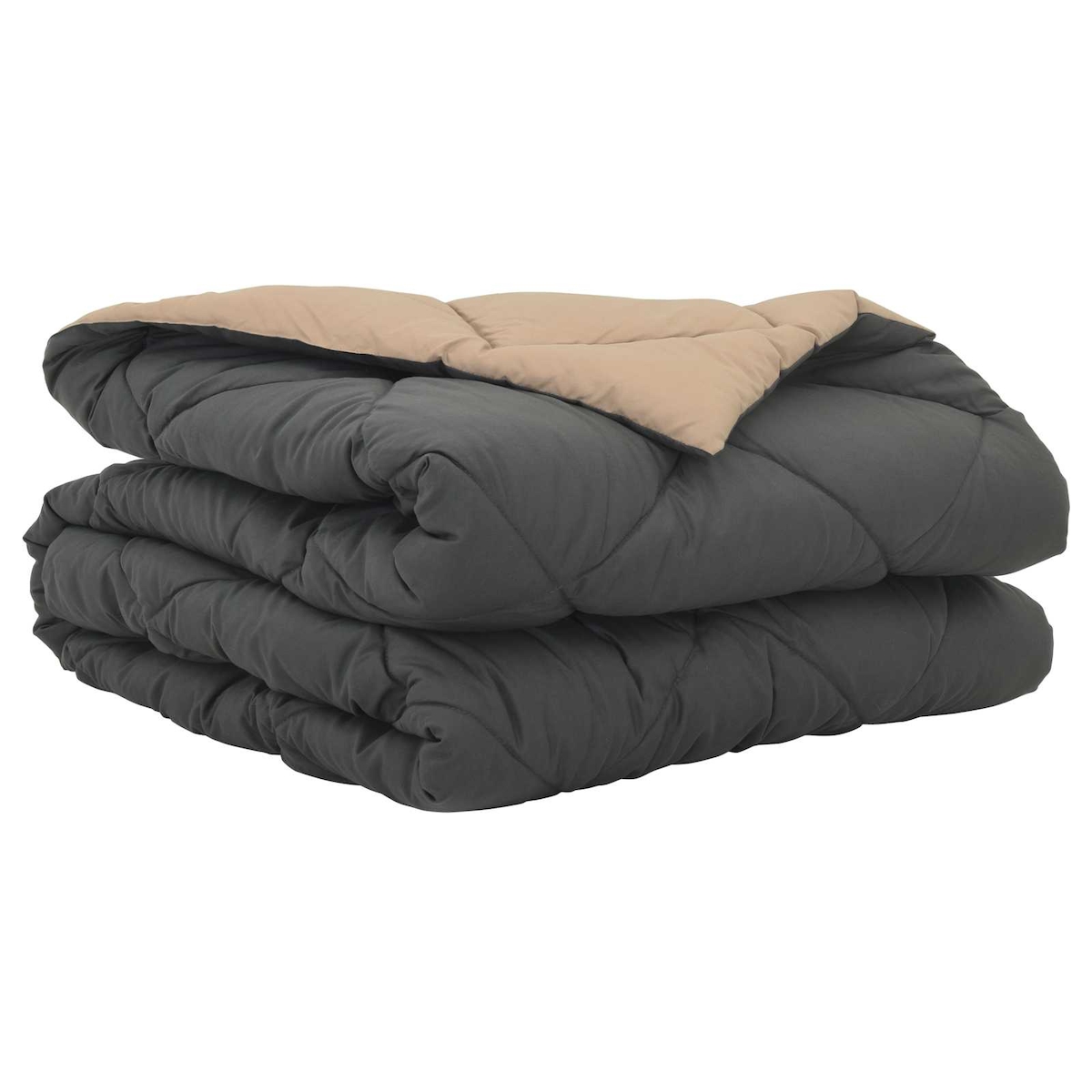 vidaXL Sommerdecke Anthrazit und Taupe 220 x 140 cm Mikrofaser Image