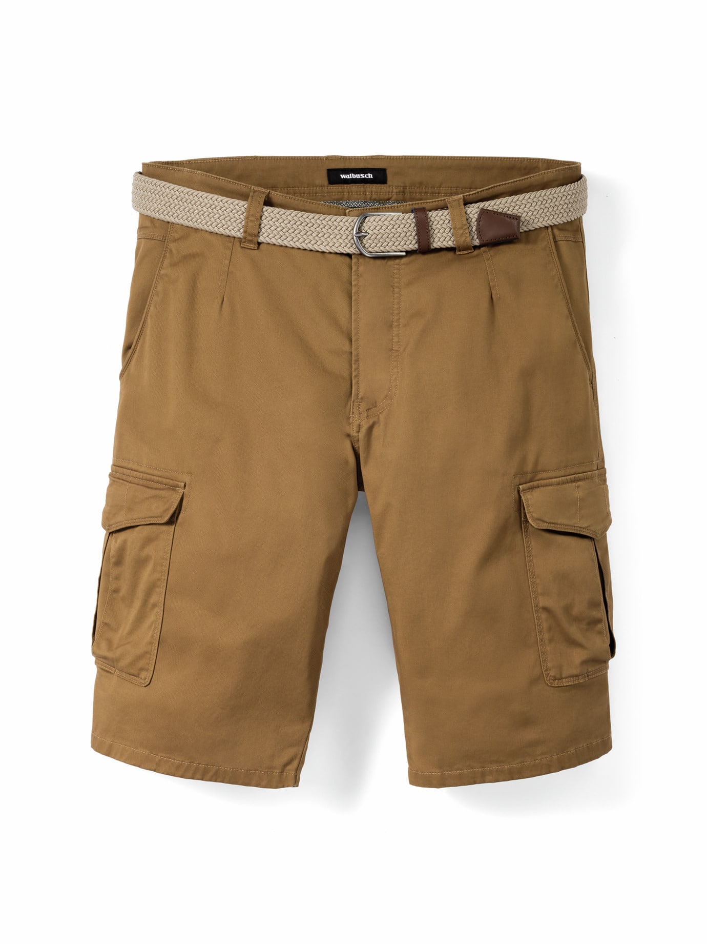 Extraglatt Gürtel Cargo-Bermudas Image