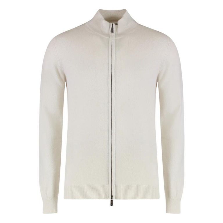 Cashmere Knitwear - White - Moorer Knitwear