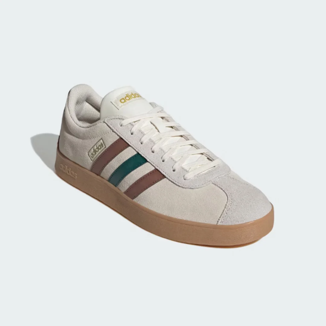 Adidas Trefoil New T-Head Vielseitiger deutscher Trainingsstil Unisex-Skateschuhe Vl Court 2.0 Leichte, bequeme Low-Top-Sneaker Retro-Farbe Vielseitig Pendeln Lässige flache Schuhe Unverzichtbar zum