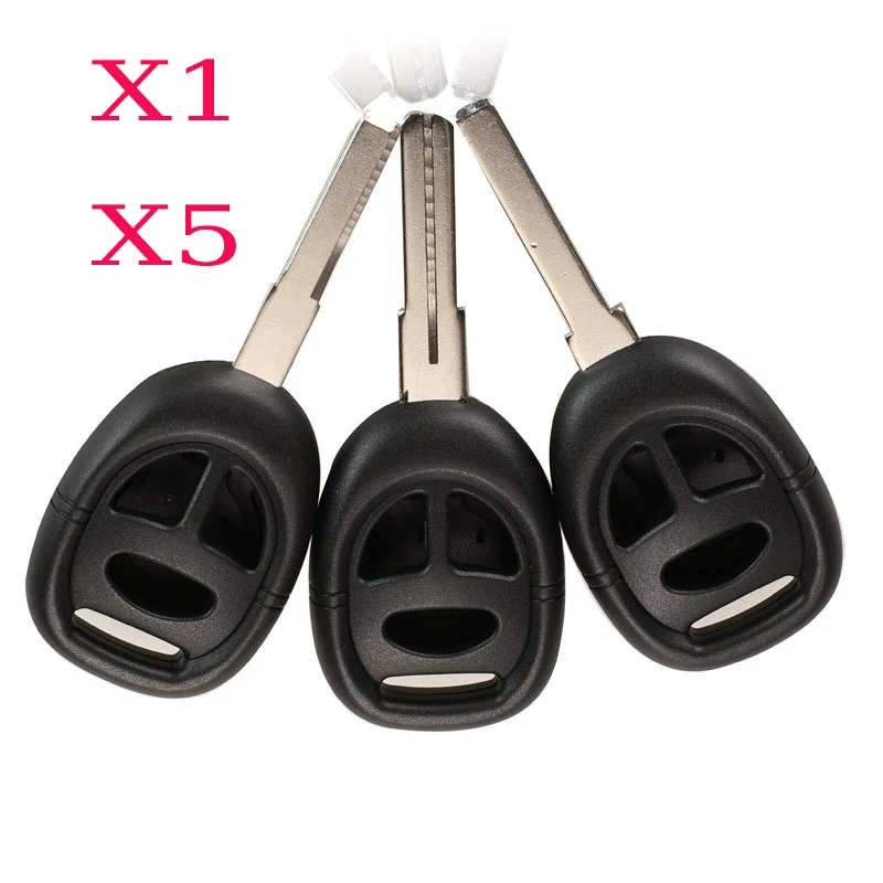 Jingyuqin X1 X5 Für SAAB 9-3 9-5 Ersatz 3 Tasten Fernbedienung Auto Schlüssel Blank Gehäuse 3 Modelle mit Uncut Klinge Shell Fall Abdeckung Image