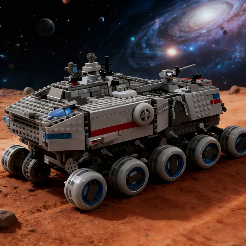 HEIßER 813PCS Moc 75413 Die Republik Juggernaut Bausteine Ziegel Transport Fahrzeug Modell Spielzeug Für Kinder Weihnachten Geburtstag Geschenk Image