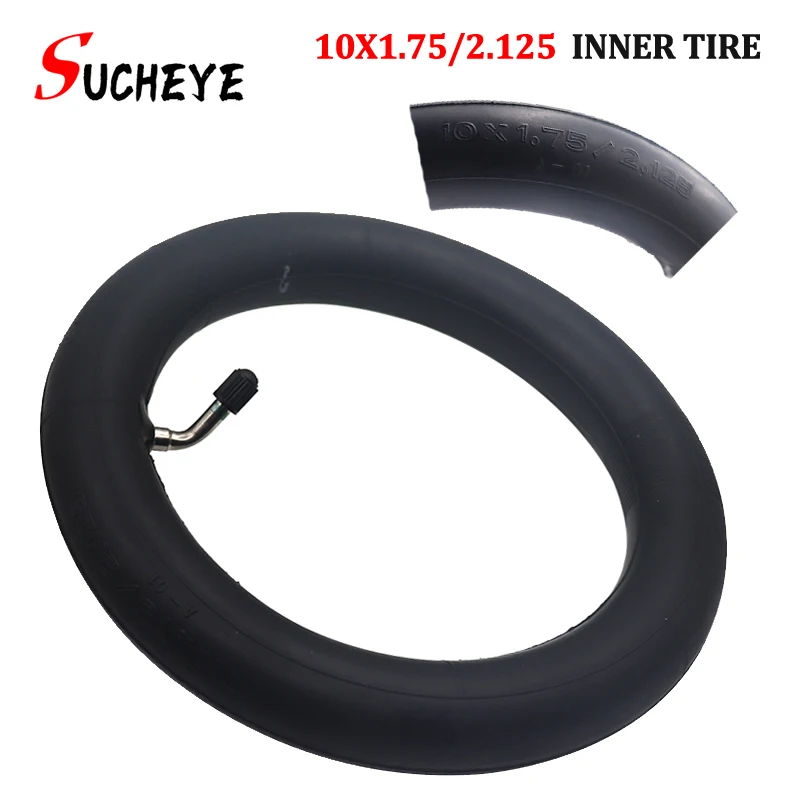 10 Zoll 10x1,75/2,125 Schlauch reifen für Elektro roller Ausgleichs auto 10x1,75 innere 10x2,125 Butyl kautschuk kamera Image