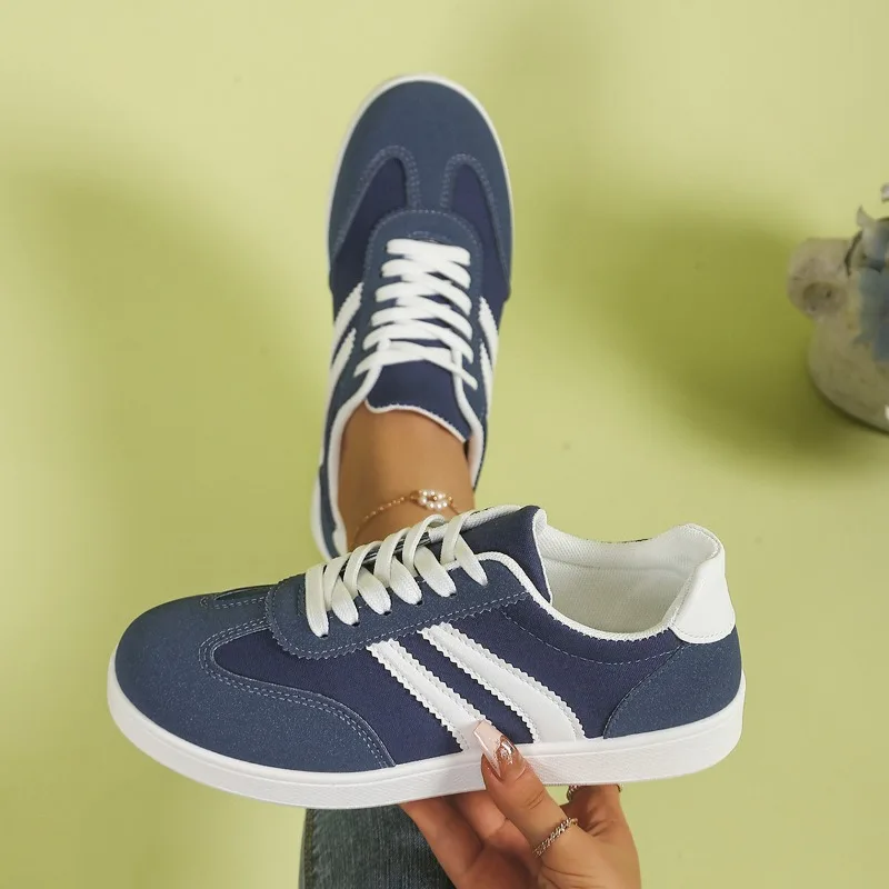 2025, Sommer-Sportschuhe für Damen, zum Laufen, leichte Schnür-Trainings-Turnschuhe für Damen, Größe 43, flache Sport-Chaussures Femme