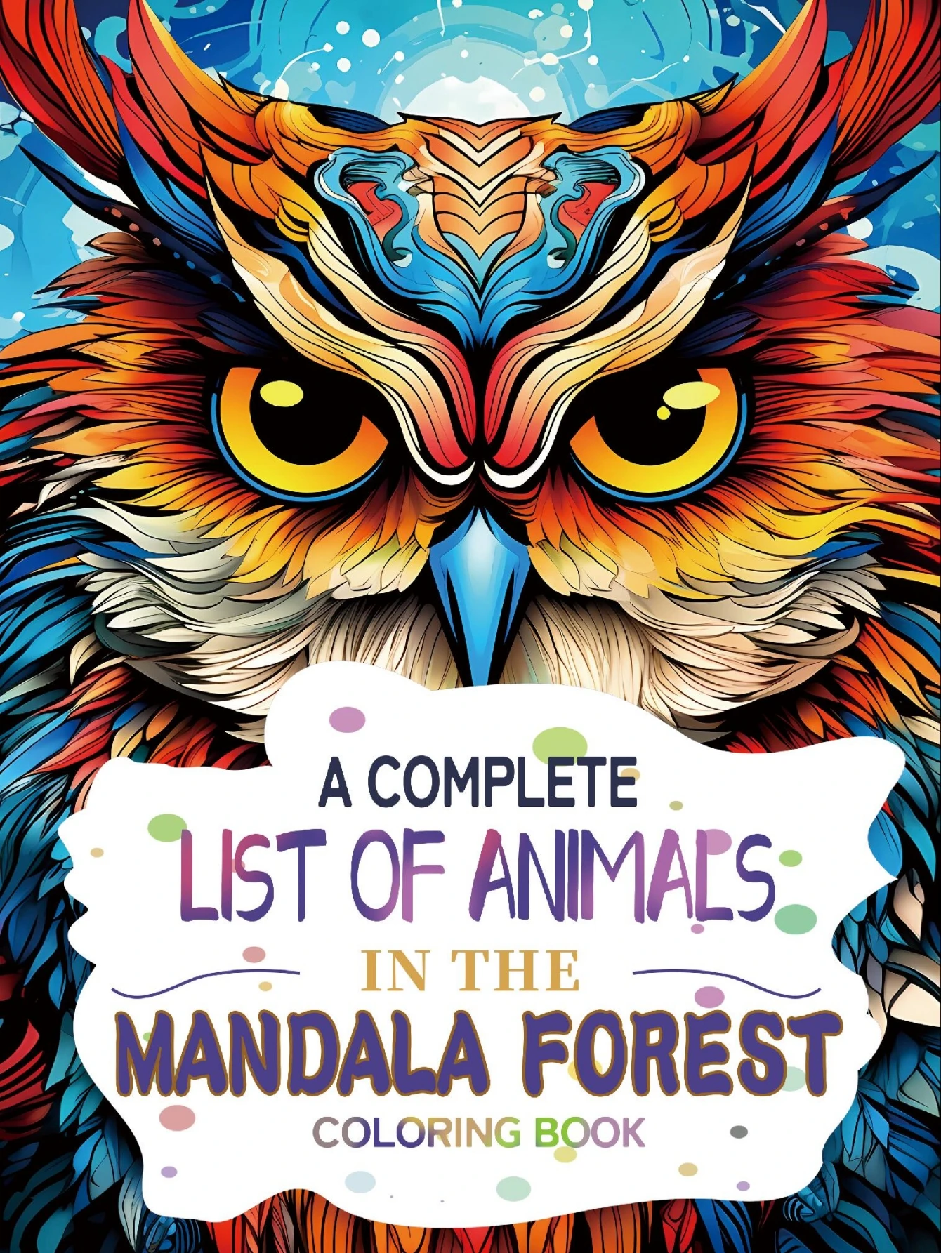 1 Stück Mandala-Wald-Kunst-Malbuch, original verbessertes Papier, verdickt, 22 Seiten, Malbücher, Geschenk für Urlaub, Geburtstag