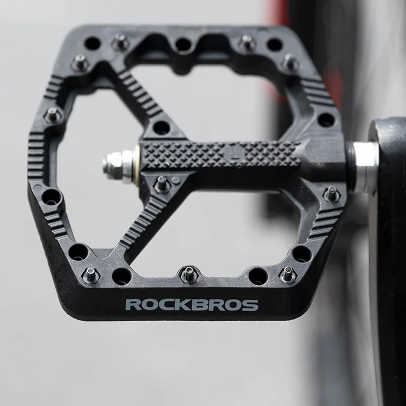 ROCKBROS Radfahren Fahrrad Pedale Ultraleichte Dichtung Lager Nylon Molybdän Pedale Langlebig Erweitern Bereich Fahrrad MTB Fahrrad Teil Image