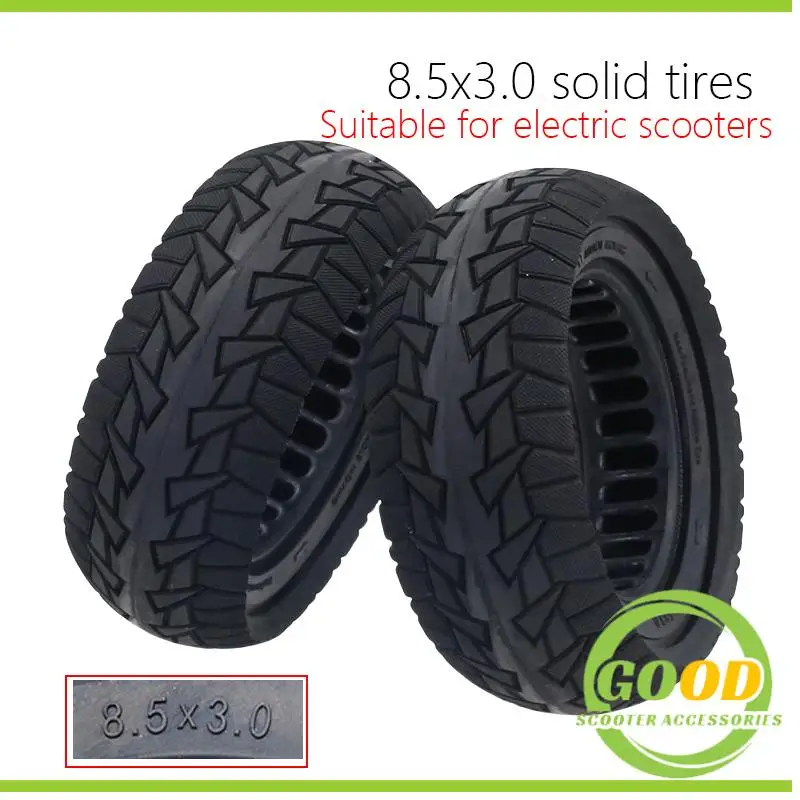 8,5 x 3,0 verdickter Vollreifen für Kugoo G2 Pro für VSETT 8 9 +/Zero 8 9 Elektroroller 8,5 Zoll 8 1/2X3,0 Haltbarkeitsreifen Image
