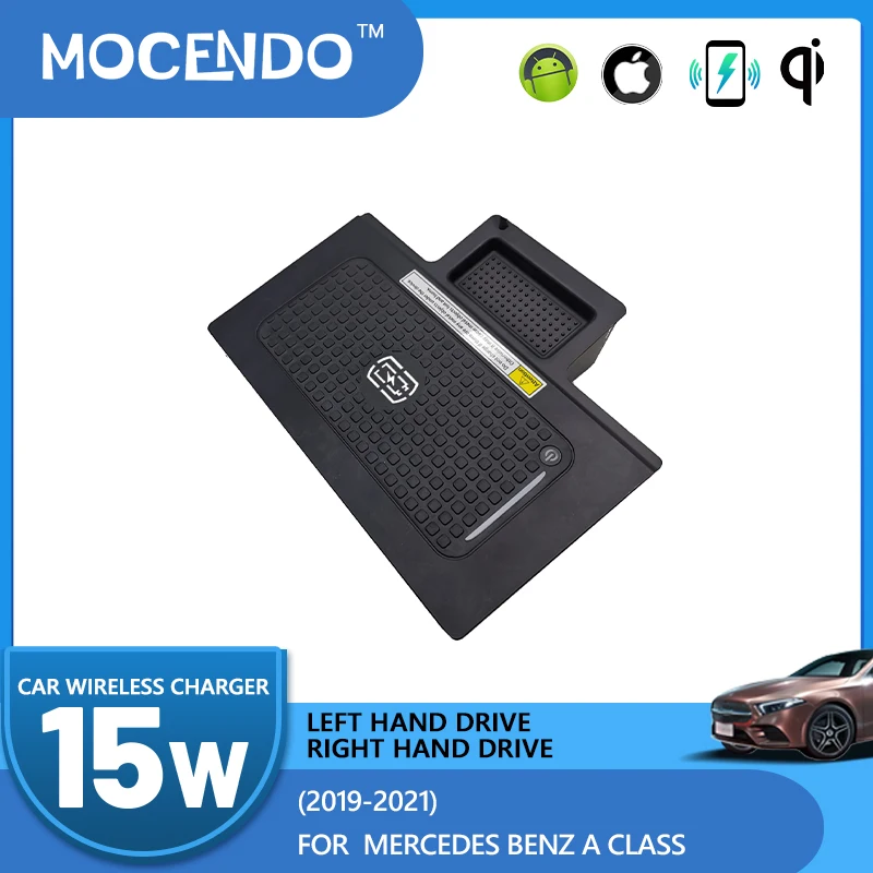 Für Benz A-Klasse W177 W247 A180 A200 AMG A35L B-Klasse B200 GLA GLB CLA 2019 2020 15 W schnelle Auto Drahtlose Ladegerät autos zubehör Image
