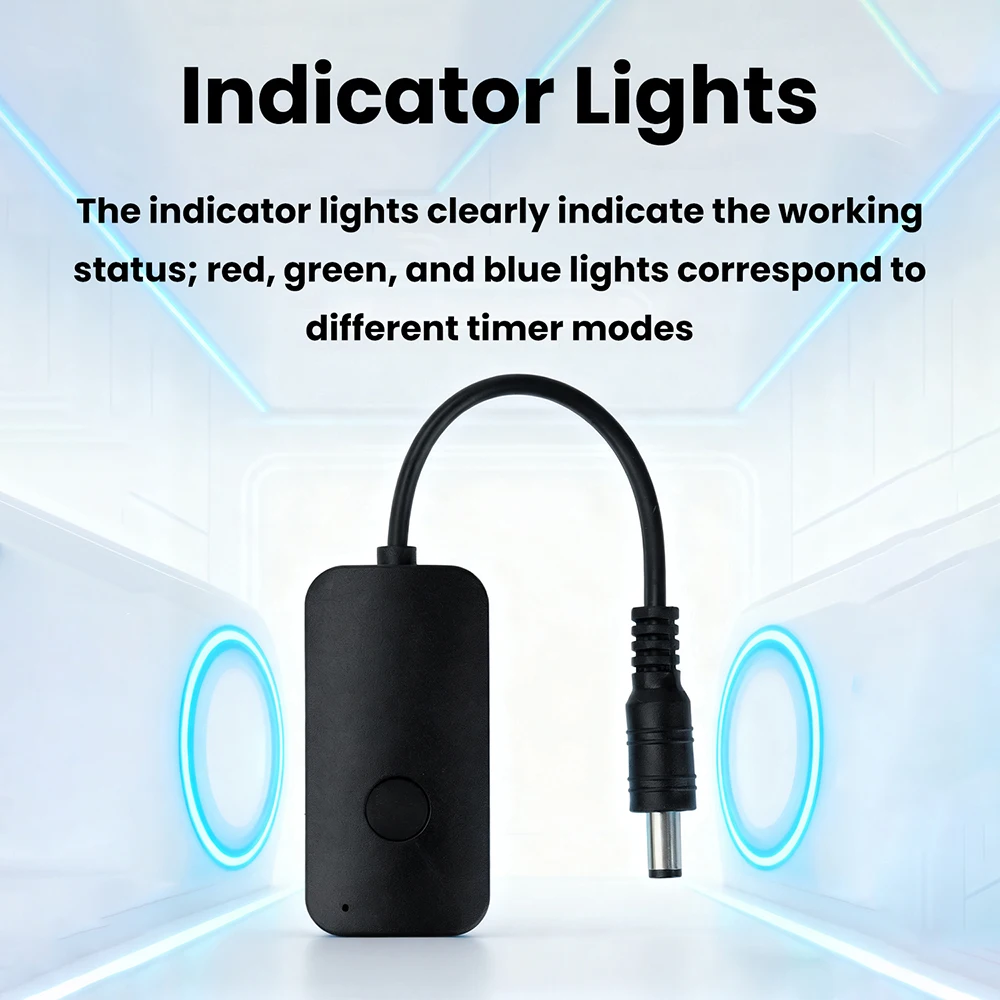 DC 9–12 V intelligenter Router, automatische Neustart-Linie, zeitgesteuert, 24/48/72 Stunden, mit drei Einstellstufen, WLAN-Reset-Router Image