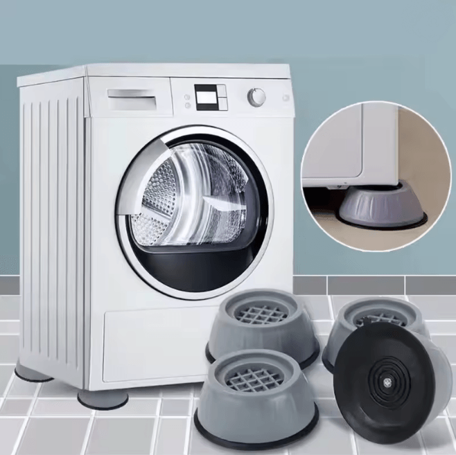 QuietStep Washing Machine Shock Pads Anti Vibration Silicone Feet f