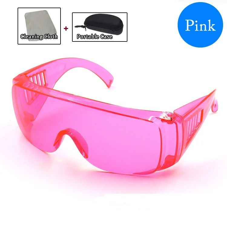 Color Safety Glasses Impact Resistant Work Goggles For Eye Protection pink