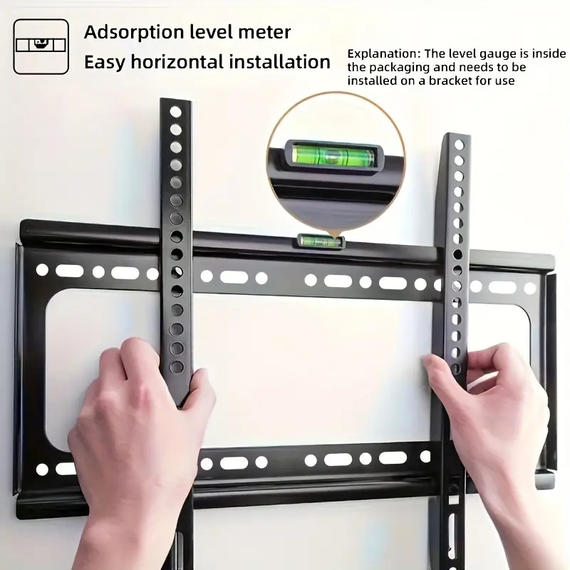 Universal TV Wall Mount Bracket For TV Adjustable Low Profile Flat TV Mount For LCD LED Monitor Universal TV Wall Mount Bracket For TV Adjustable Low Profile Flat TV Mount For LCD LED Monitor