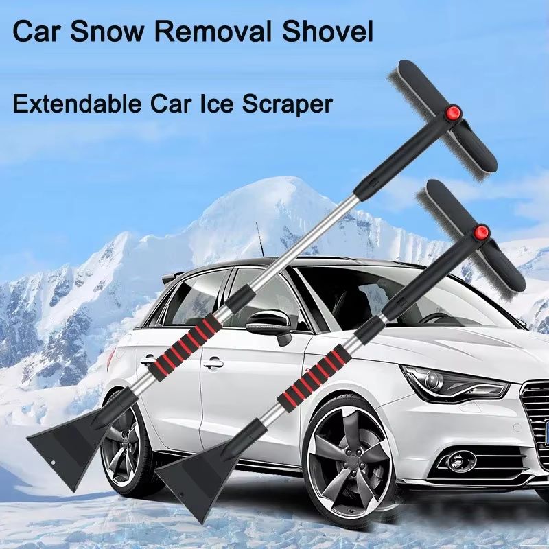 Extendable Winter Car Snow Shovel Ice Scraper Brush For Windshield Cleaning Extendable Winter Car Snow Shovel Ice Scraper Brush For Windshield Cleaning