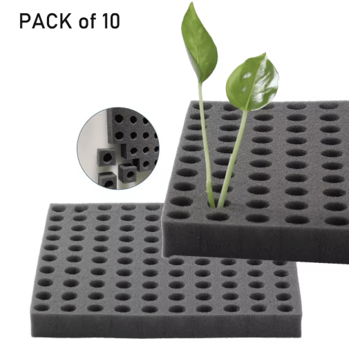 Hydroponic Sponge Grow Media Soil Less Cultivation Sponges For Planting And Gardening 5 10 Sheets pack Of 5