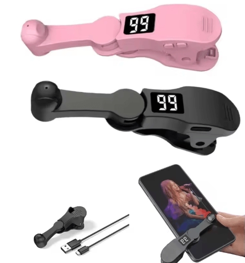 Adjustable Auto Screen Clicker Hands Free Phone Auto Clicker For Apps Games And Tasks pink