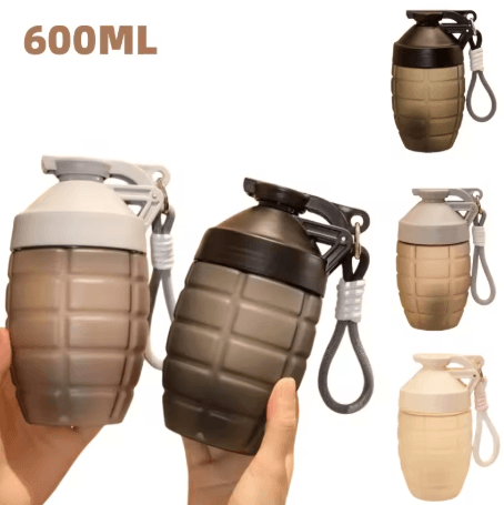 600ml Fitness Shaker Bottle High Capacity Protein Mixing Cup For Gym And Nutrition 1to 2 PC black Gray 2pcs 600ml