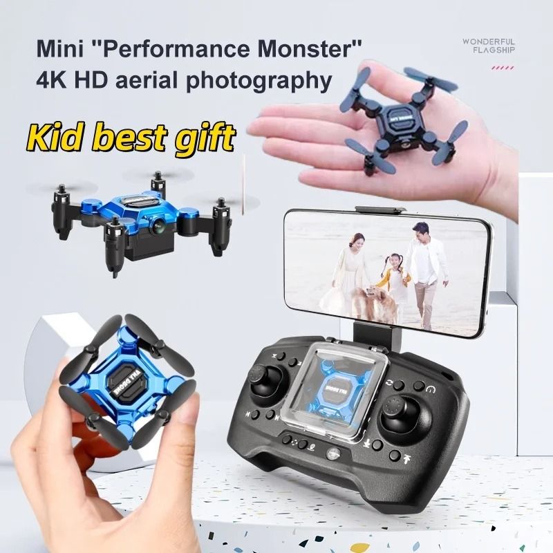 Mini Folding Pocket Storage Aerial Photography Drone blue No Camera