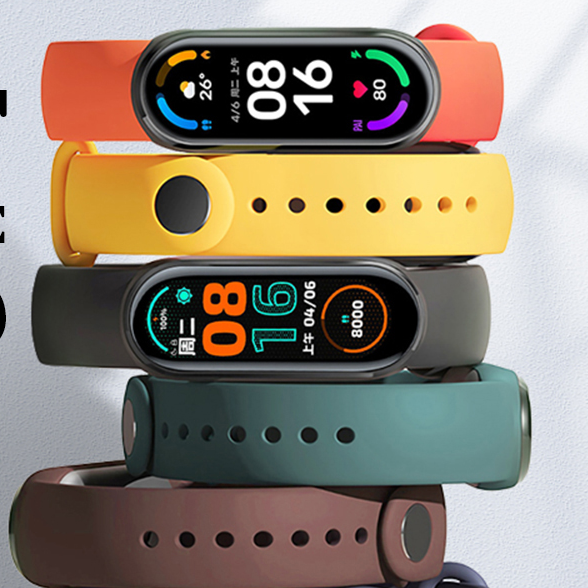 Mi Band Silicone Bracelet, Wristband Accessories For Miband, Xiaomi Band Strap yellow mi Band 7