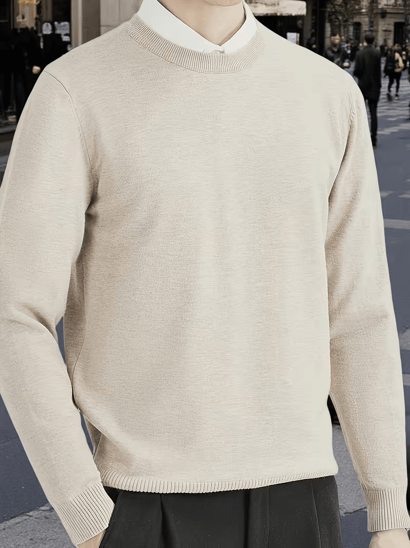 Mens Mink Cashmere Sweater, Luxurious Warmth & Softness For Winter haze Blue l