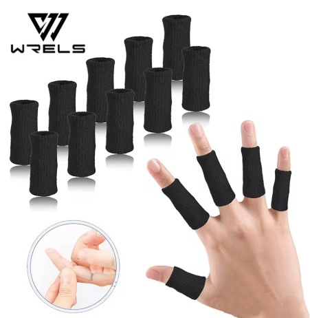 10 Pack Finger Brace Splints Breathable Elastic Thumb And Finger Support Stabilizers For Golf red White Blue 10pcs
