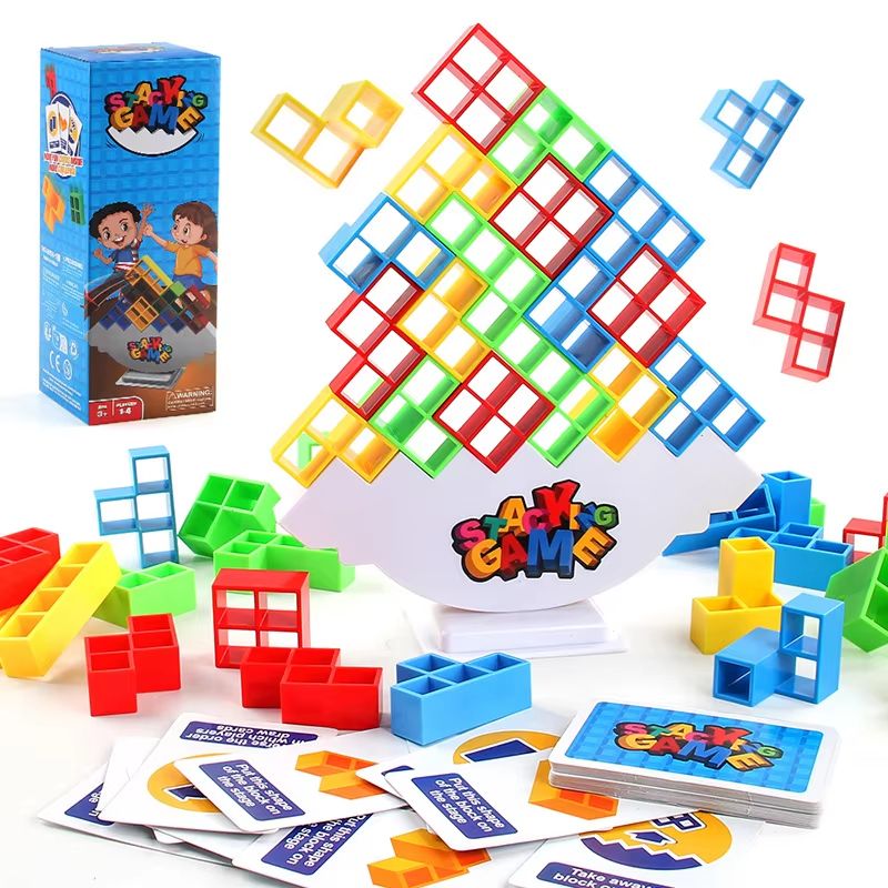 Dino Tetris Balance Stacking Game crab 48 Pcs