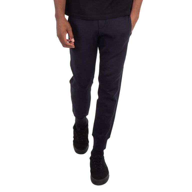 Elasticated-Waist Drawstring Joggers - Blue - Emporio Armani Sweats