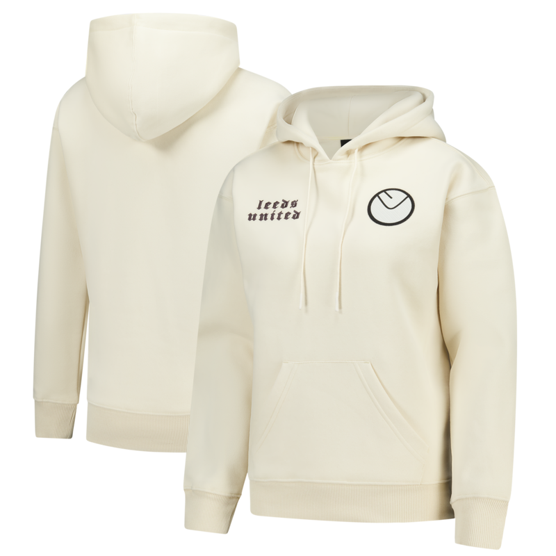 Leeds United Elements Super Soft Fleece Pullover Hoodie – Whitecap Grey – Herren Image