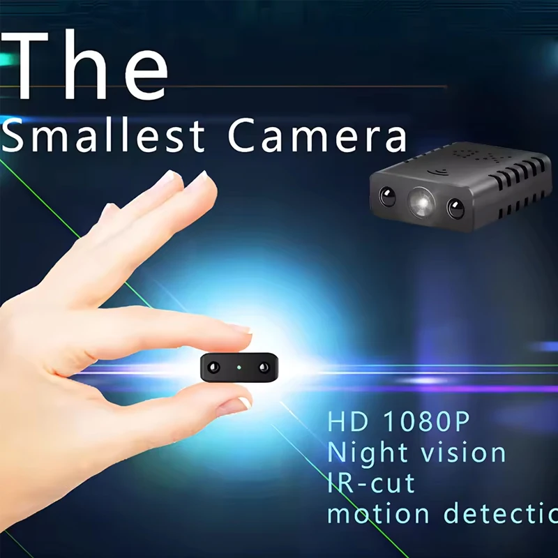 XD WIFI 1080P Mini caméra batterie intégrée IP surveillance à distance caméscopes IR Vision nocturne corps Cam Invisible Espia Cam