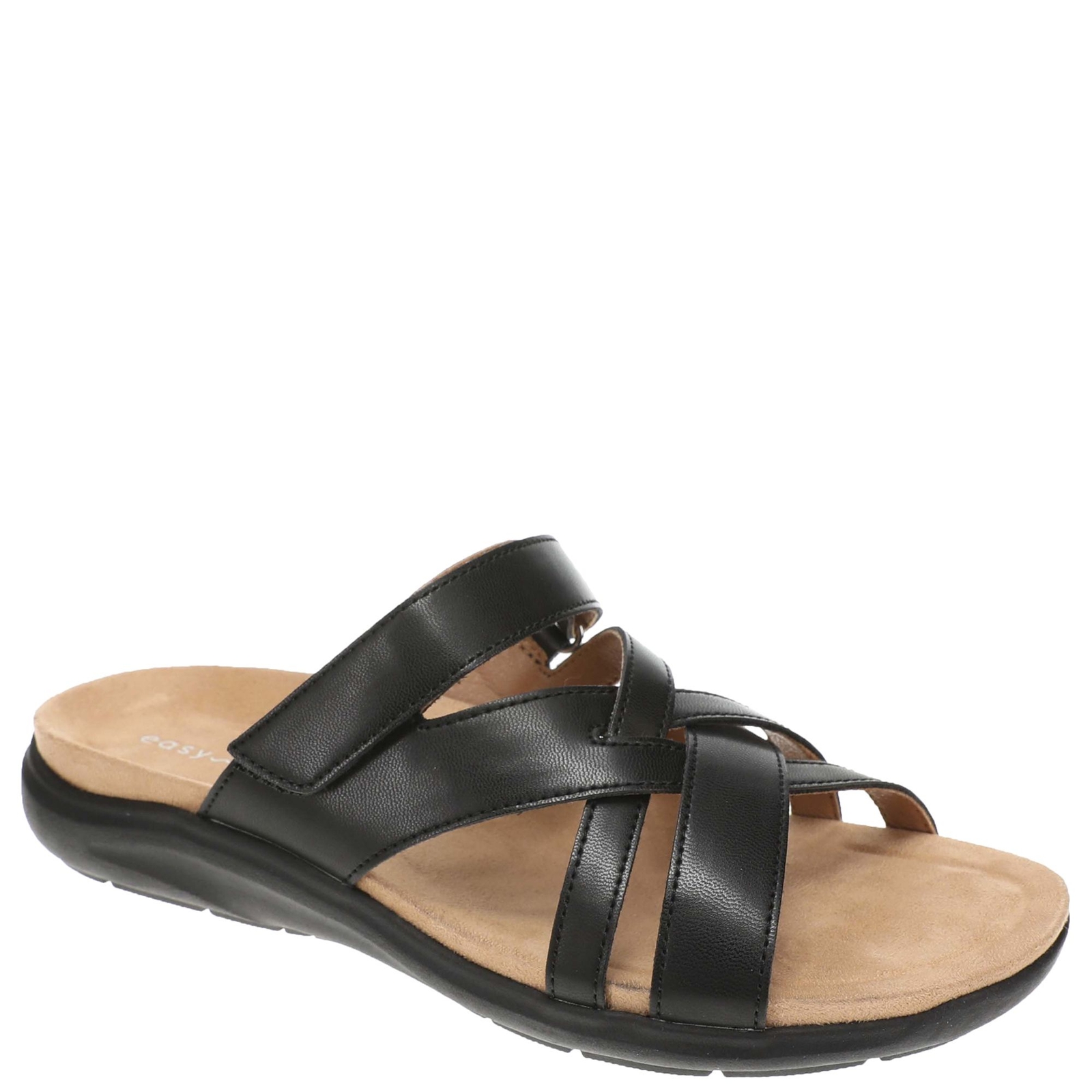 Easy Spirit Waylin - Womens 10 Black Sandal Medium