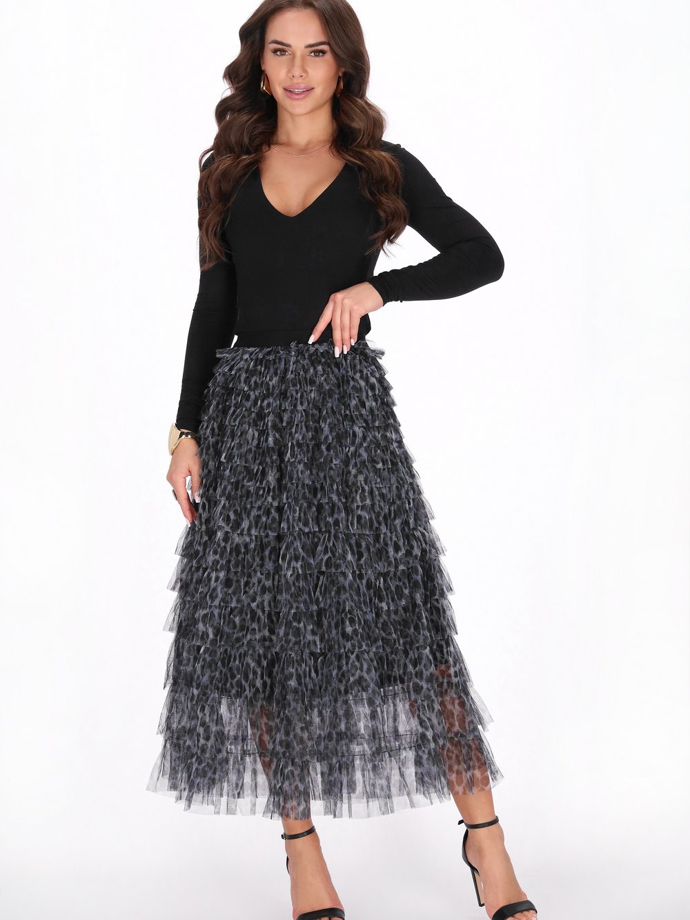 Faina Rock Damen grau, M