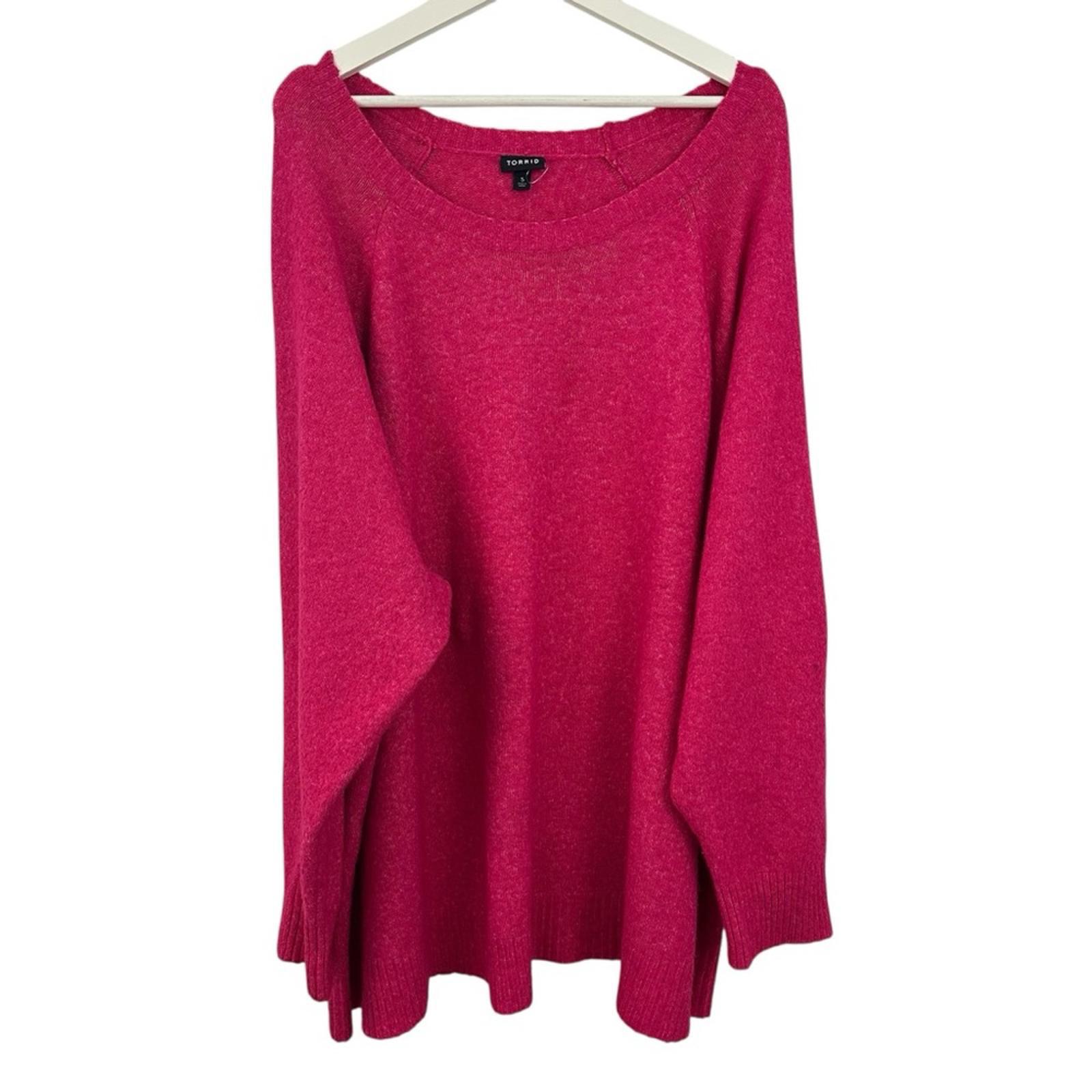 Torrid Sweaters | Torrid Women’s Pink Long Sleeve Sweater Size 5 5x | Color: Pink | Size: 5x